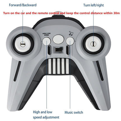 Set of 2 RC Bumper Cars with Ejecting Robots