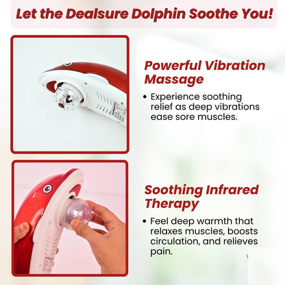 Handheld Dolphin Electric Infrared Massager